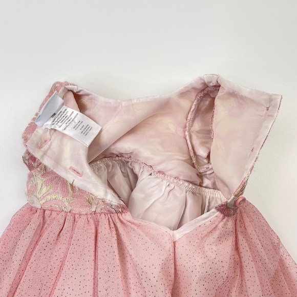 NANNETTE Baby Pink Tulle Dress with Bow 3/6 months - Picture 8 of 16